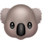Koala emoji on Apple